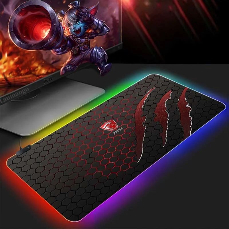 Коврик для мыши со светодиодсветодиодный RGB подсветкой аксессуары компьютерных