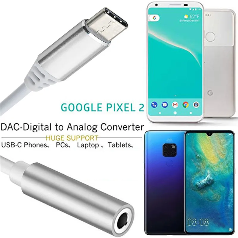 USB C до 3 5 мм разъем для наушников адаптер папа AUX аудио кабель type huawei Xiaomi все