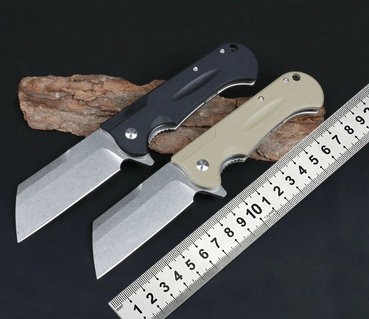 

Outdoor Rescue Folding Knife Portable Fruit Knife D2 Blade Hunting Pocket Knives EDC Camp Mountaineering Knife Hand Tool