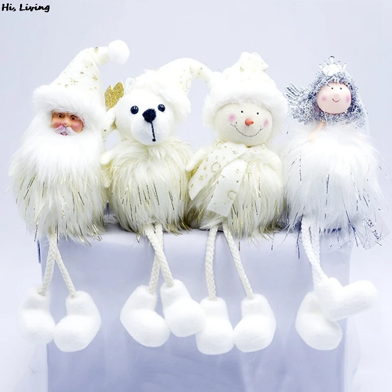Новогодние и рождественские плюшевые украшения для кукол Санта-Клауса 2021