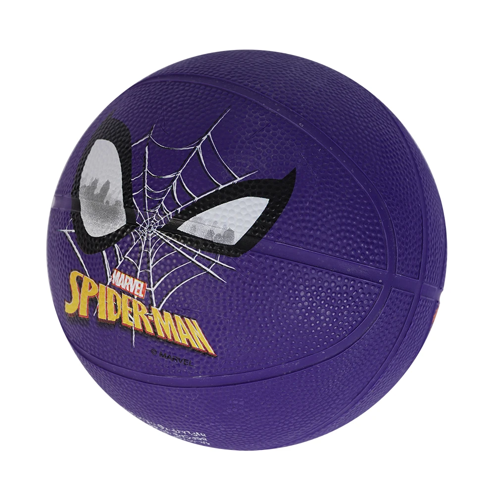 Mini Basketball Size 1# Spider Man Rubber Purple High Bounce for kids | Спорт и развлечения