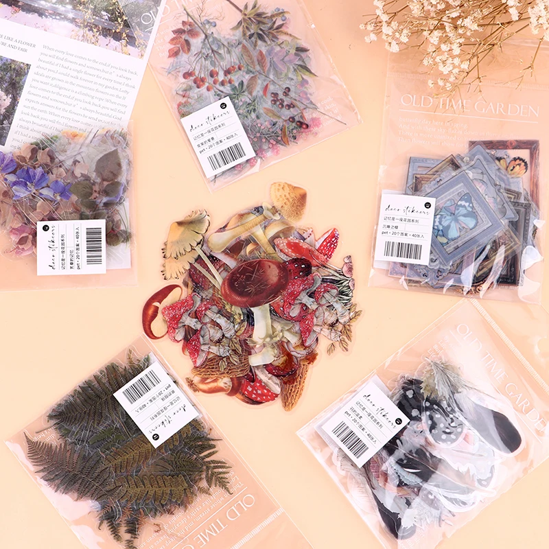 

40 шт., декоративные наклейки-бабочки для дневника