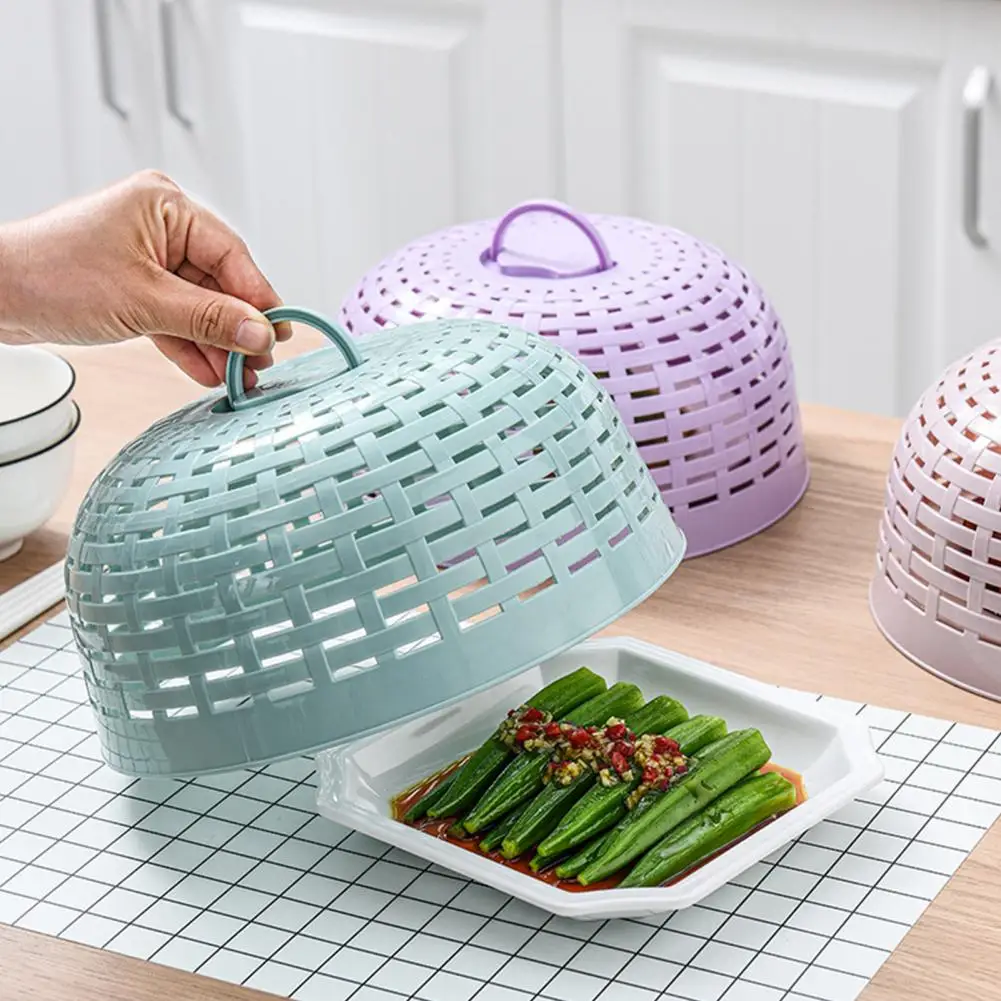 

Food Splatter Guard Eco-friendly Wear Resistant Plastic Anti-Sputtering Food Cover for Home