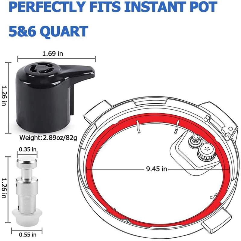 3 упаковки силиконовых уплотнительных колец и паровой клапан замена