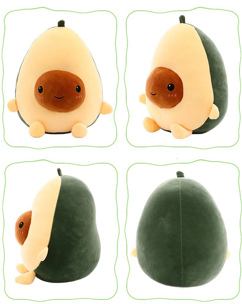 25-60 см милая плюшевая игрушка авокадо kawaii фруктовая Подушка растительная кукла мягкая игрушка Украшение Подушка подарок на день рождения ребенок дети ребенок