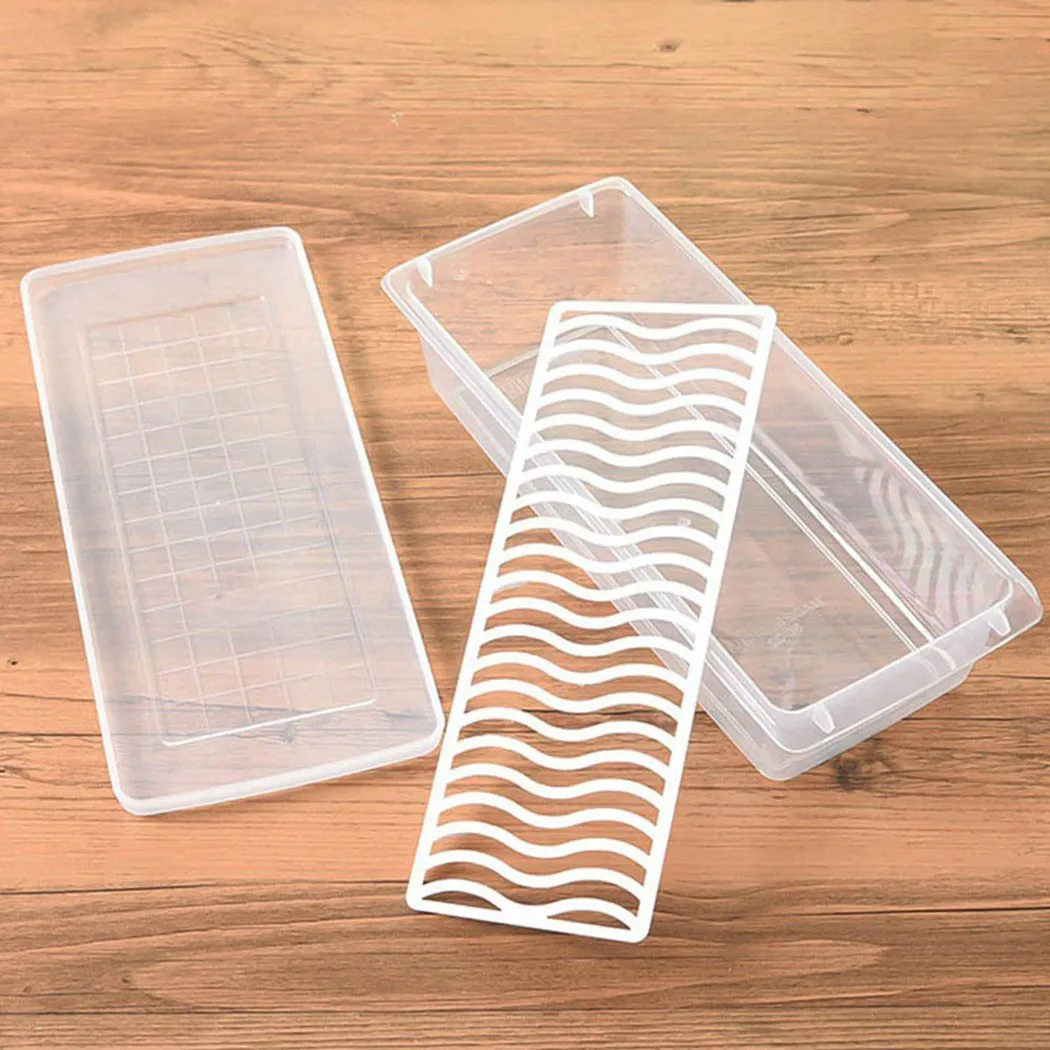 

1* Food Storage Box Multifunction Sealed Crisper Set Plastic Moistureproof Food Storage Box Kitchen