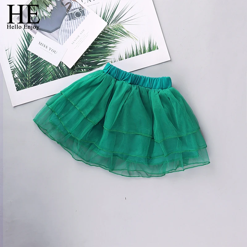 HE Hello Enjoy/Одежда для маленьких девочек платья балетных танцев пышная юбка пачка