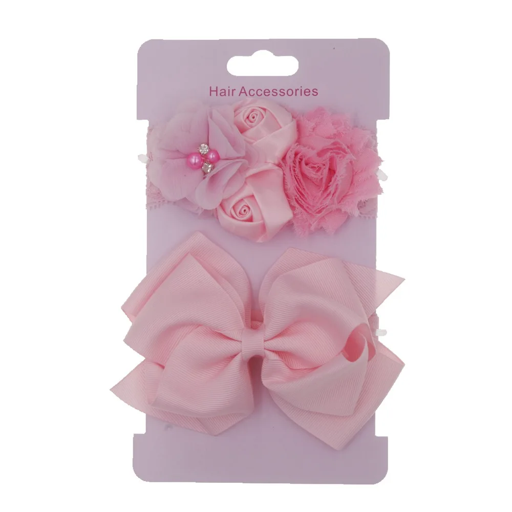 2019 с кружевными розами для маленьких девочек повязка на голову малышей