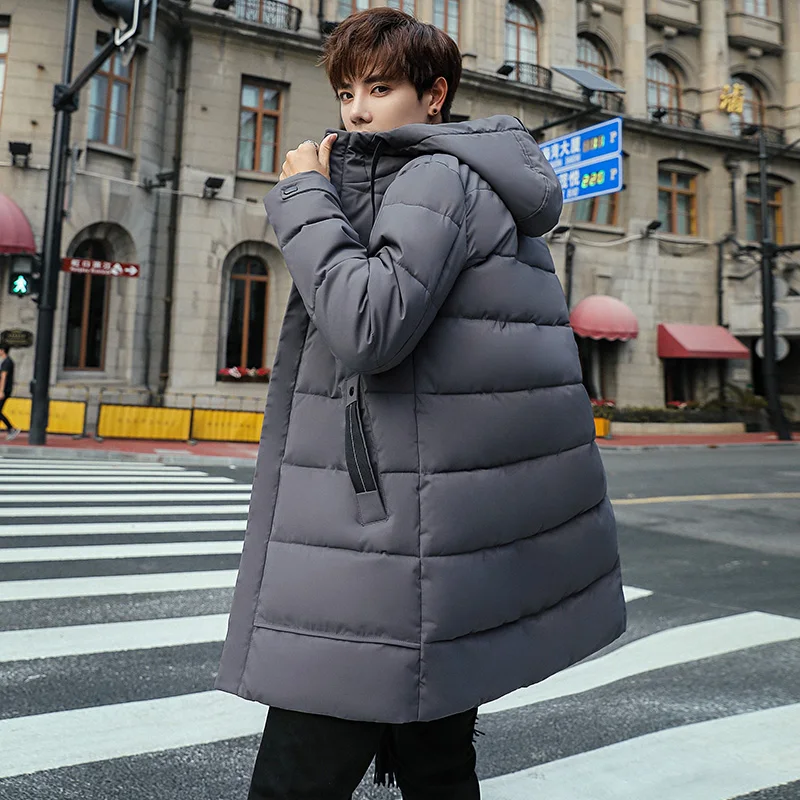 Varsanol 2021 Winter Men's Jacket Coat Thick Hooded Man Parkas Casual Long Jacket Coats Male Clothing Oversized Masculine Jacket
