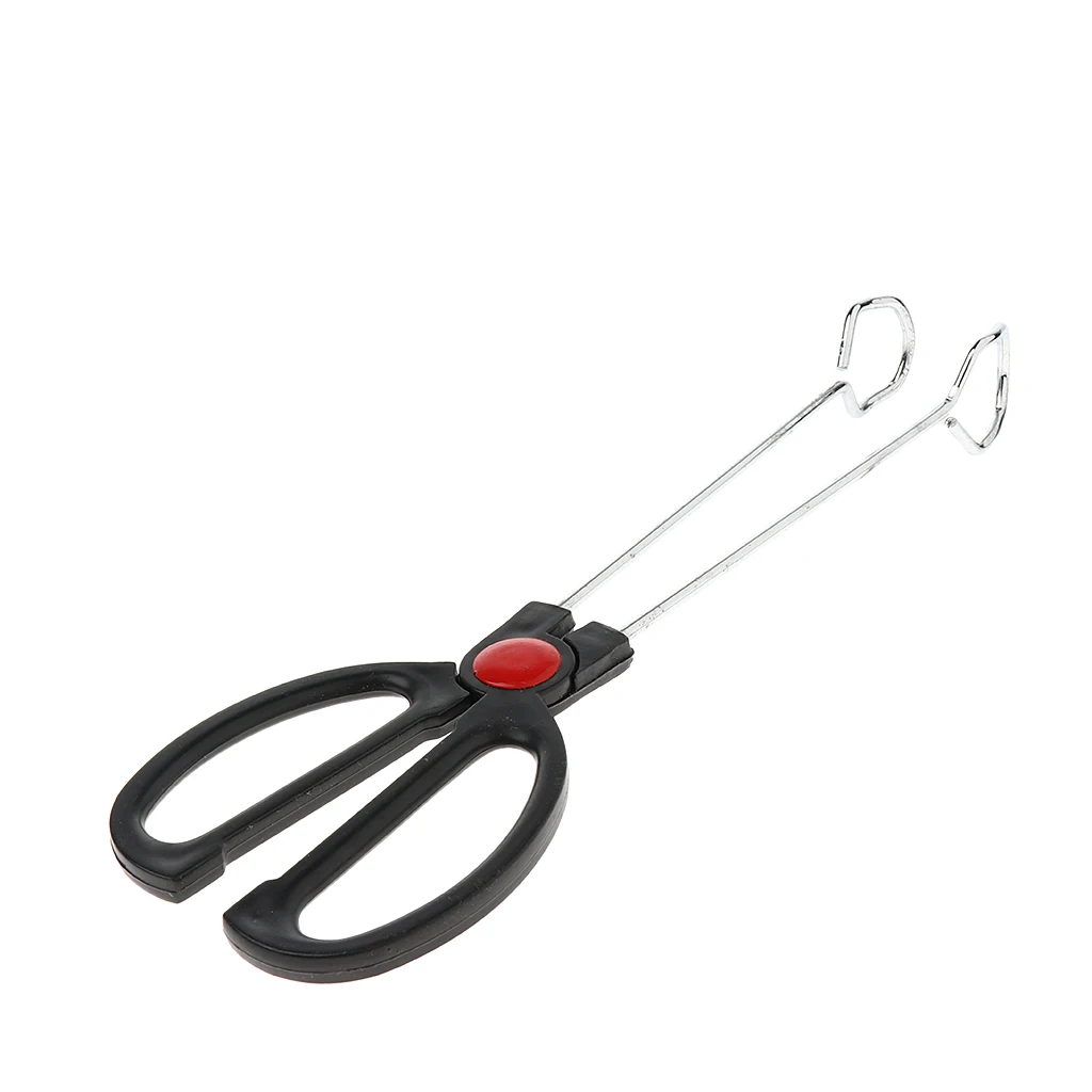 Нержавеющая сталь гамбургер рыбой Зажим Щипцы для барбекю инструмент пикника на