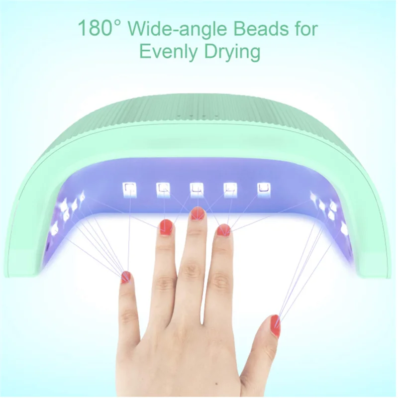 Машинка для стрижки 48 Вт лампа ногтей Быстросохнущий машина интеллигентая (ый)