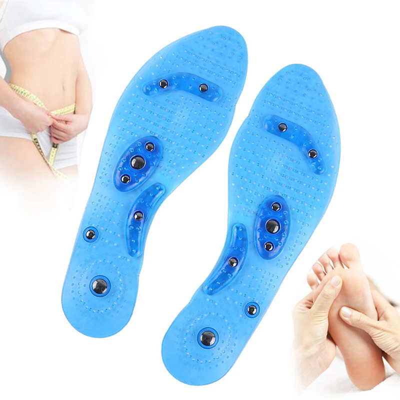 

Unisex Magnetic Massage Insoles Foot Acupressure Shoe Pads Therapy Slimming Insoles for Weight Loss Orthopedic Insoles Foot Care