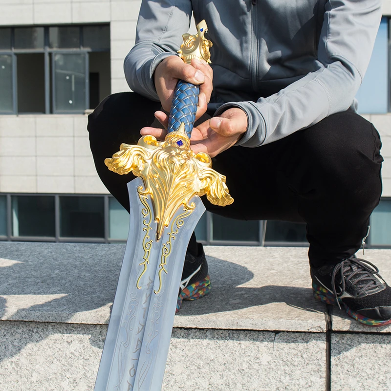 Cos WOW The king of Stormwind Llane Wrynn I меч Лев длина = 120 см полностью металлический корпус |