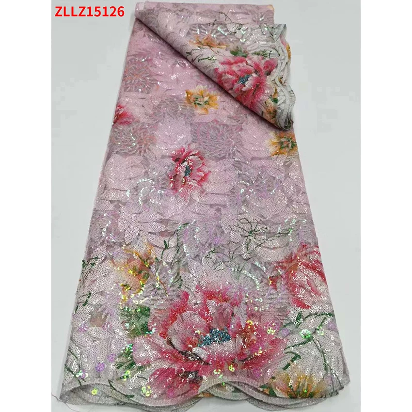 Специальное предложение африканская французская кружевная блестящая цветная