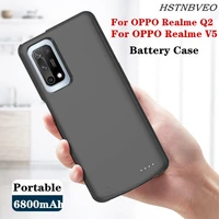 smart phone battery charger cases for oppo realme v5 battery case power bank battery charging cover case for oppo realme q2