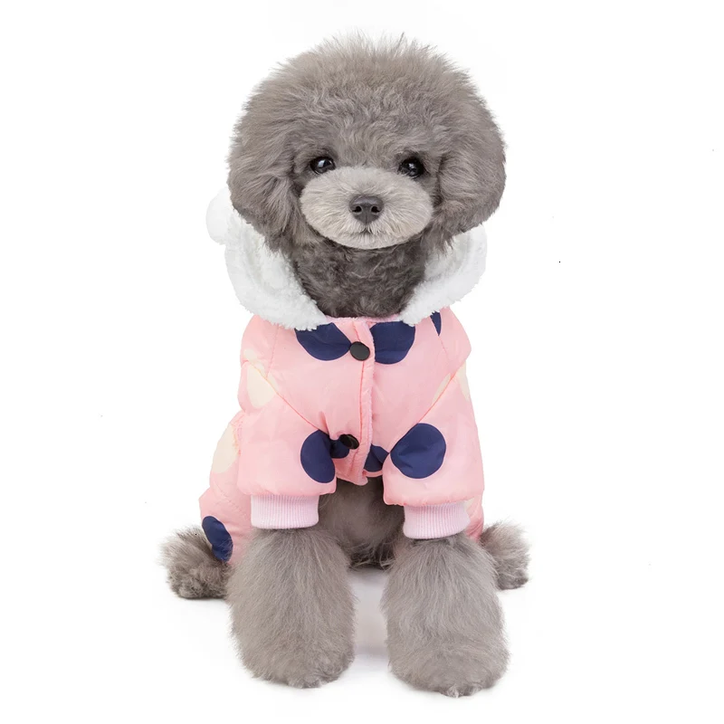Fashion Pet Small Dog Clothes Winter Warm Dog Jacket Harness Chihuahua Puppy Coats XS-XL