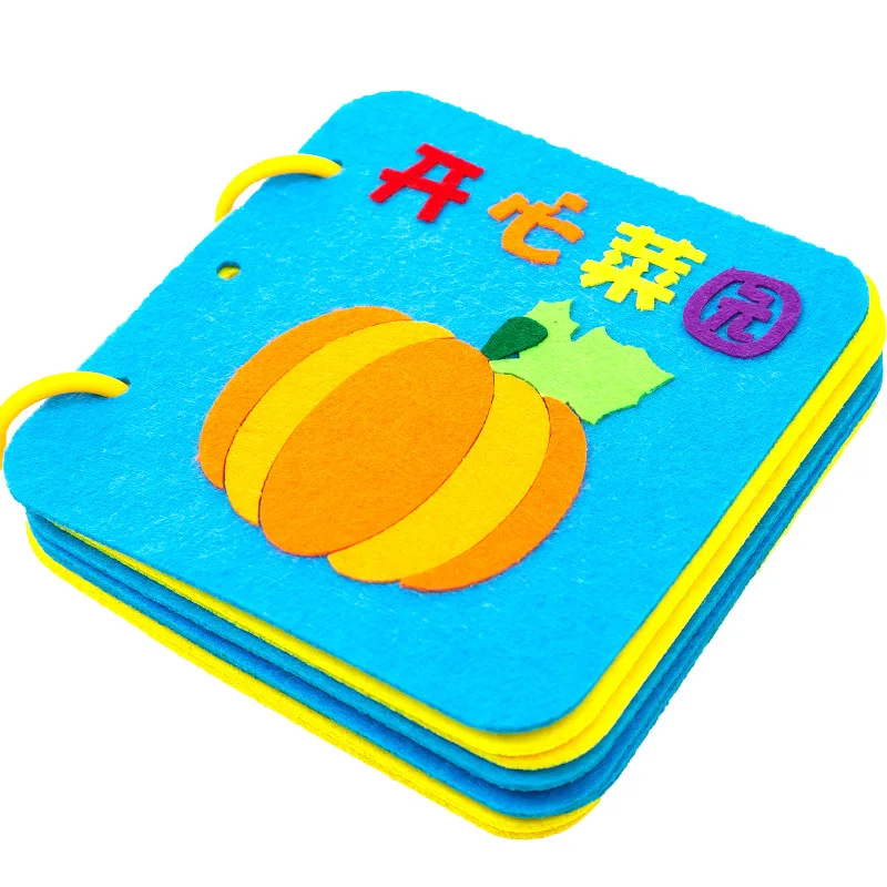 

DIY Small Painted Kindergarten Qualitative Painting, Non-woven Children, Handmade Story Book, Painting Material Package