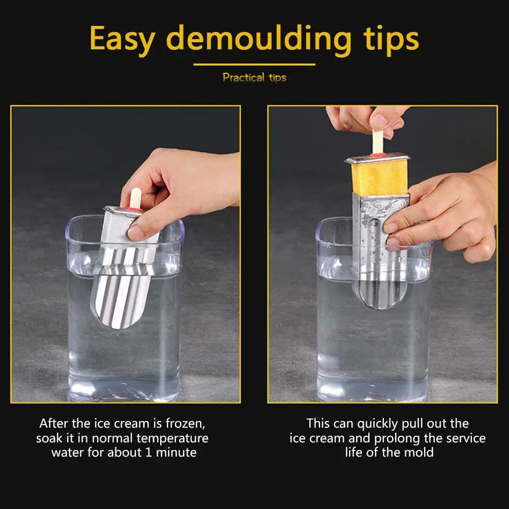

2/3/6/10 Molds Ice Cream Mold Popsicle Mould DIY Fruit Stick1 Holder Tool Home Cream Summer Cook Ice P6G4
