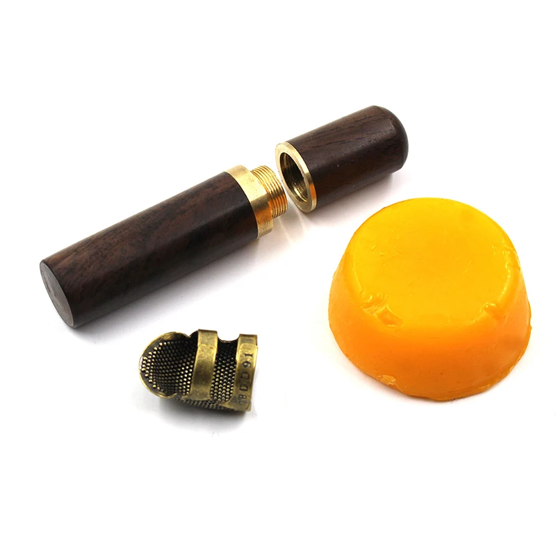 Кожа ремесло набор инструментов Перфоратор Инструмент шило воск линии кожа для