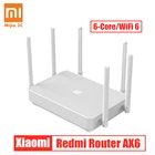 Новый маршрутизатор Xiaomi Redmi AX6 Wi-Fi 6, 6-ядерный Qualcomm, 2,4G5G, 512 МБ, беспроводной маршрутизатор, сетевой Wi-Fi ретранслятор, 6 антенн с высоким коэффициентом усиления