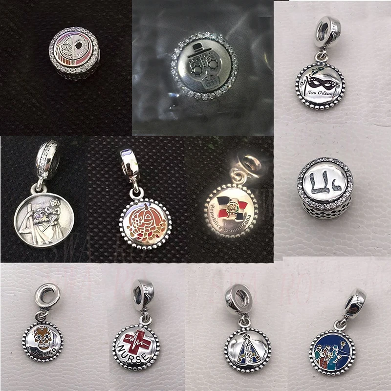

2020 Fashion Classic High Quality New S925 1:1 Beaded Pendant, Hot Sale High-end Charm Original Diy Jewelry For Ladies