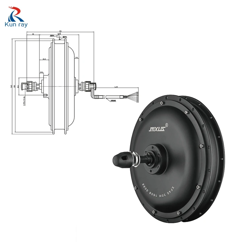 Комплект для переоборудования электровелосипеда 26 дюймов 1000 Вт 1500 Задняя