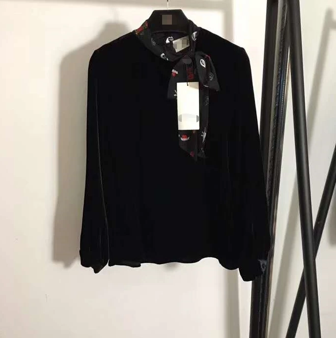 Женский шарф с принтом роз Luna2020 Элегантная Шелковая Рубашка со светодиодной