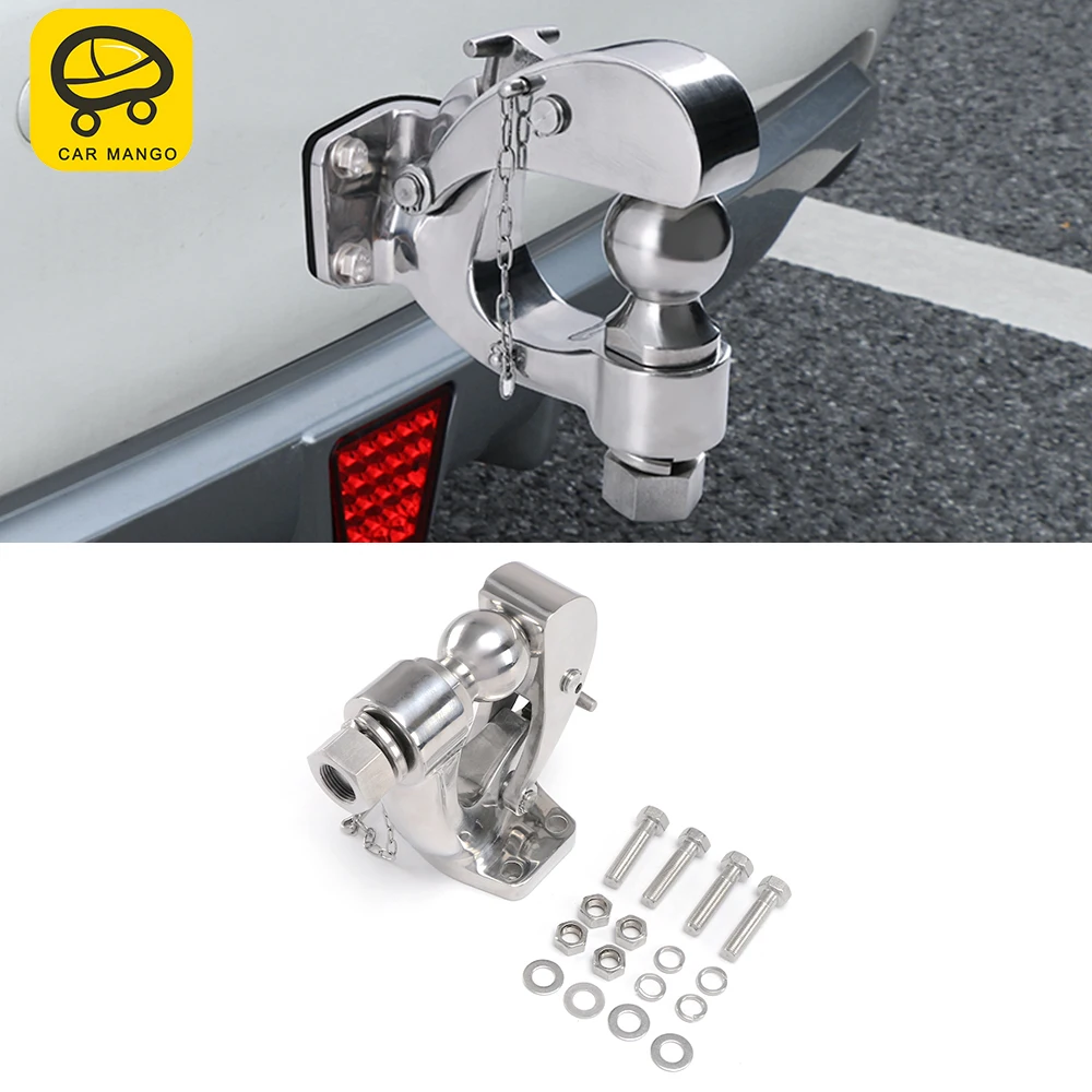 

CarManGo Car Racing Towing Car Tow Hook Hitch Fit Auto Trailer Ring Stainless Steel Heavy Duty Accessories for Nissan Patrol Y62