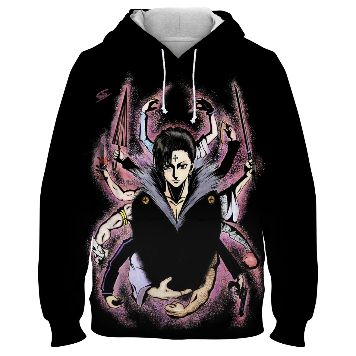 

Harajuku Cartoon HUNTERxHUNTER 3D Printed Men Oversized Hoodie Boy Teen Cool Hooded Hoody Casual Loose Long Sleeve Pullover Tops