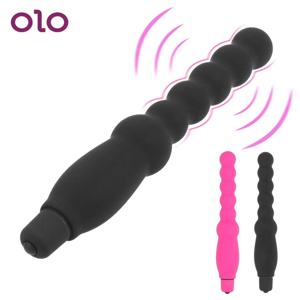 OLO интимные игрушки для женщин Мужская Анальная пробка Пуля Вибратор с анальными