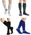 Гольф Компрессионные носки компрессионные носки для варикозного расширения вен полет путешествия Анти-усталость колено высокие чулки, мужские носки