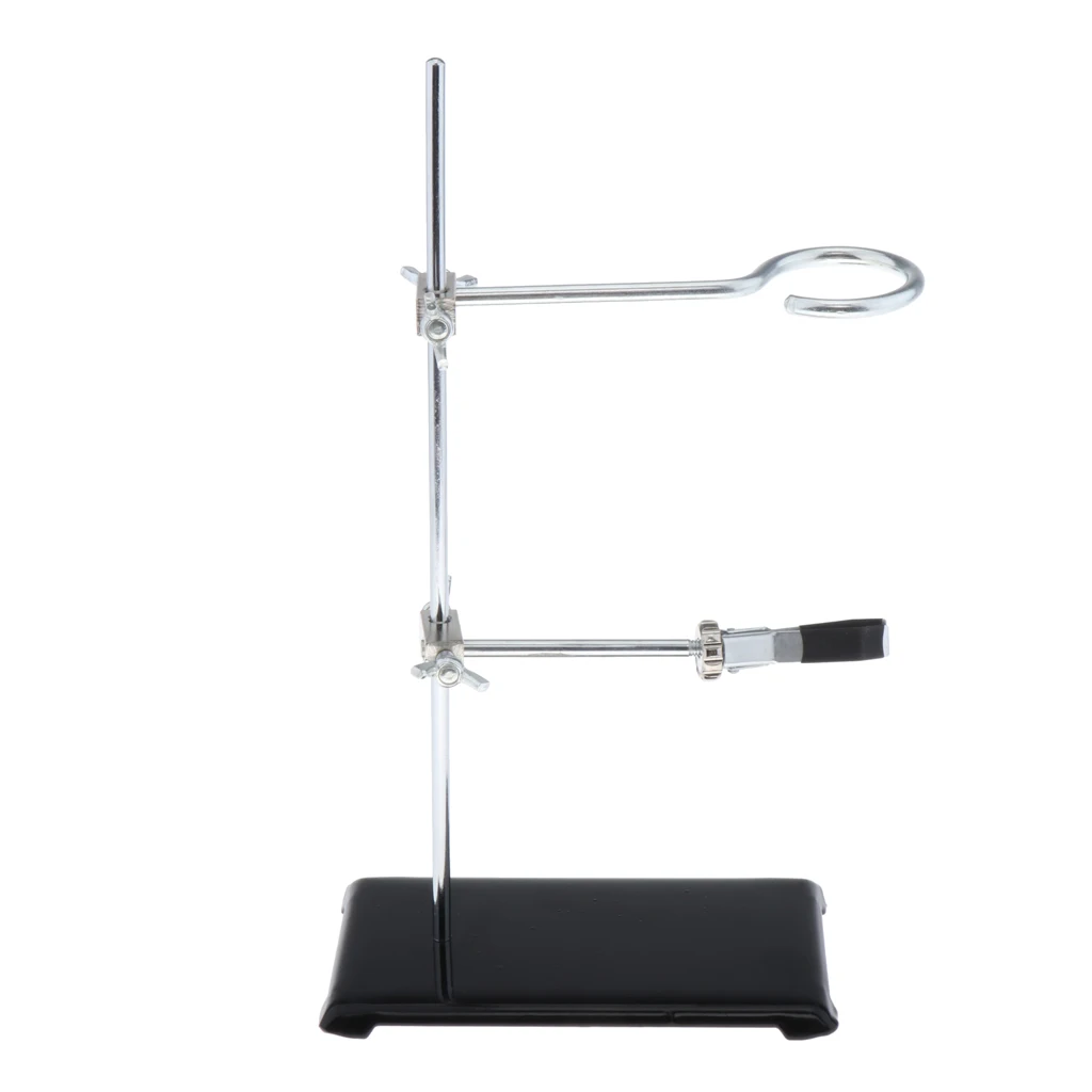 

School Chemistry & Physical Experiment Beaker Tube Clamp Lab Stand Education