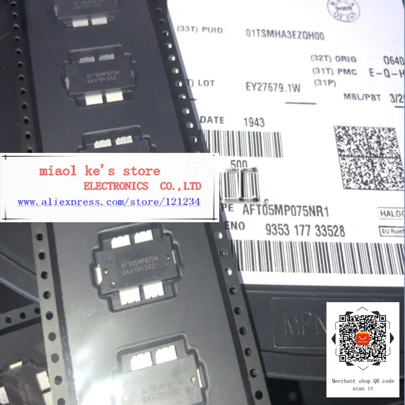 Новинка 100% оригинал: AFT05MP075N AFT05MP075NR1 [ FET RF 2CH 40V 70W 18.5dB 520MHZ Φ] Мощность|Интегральные