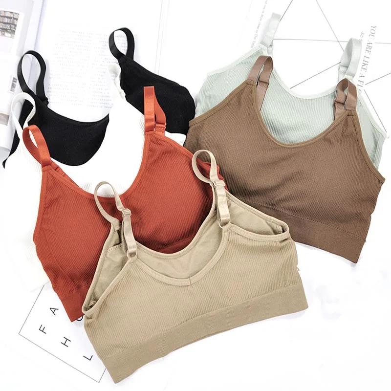 Модный женский бюстгальтер без стального кольца с винтовой нитью и открытой