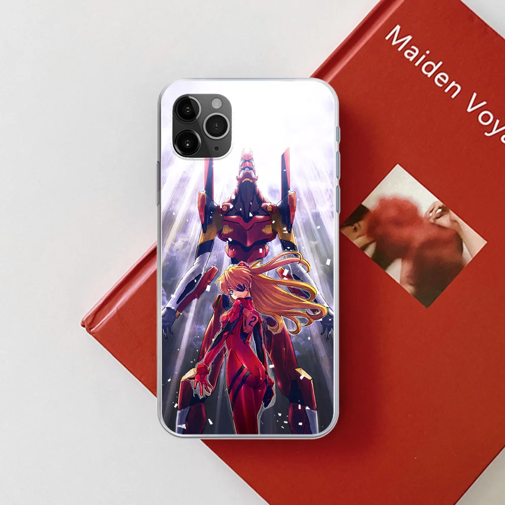 

EVA Ayanami Rei Soryu anime Phone Case cover For iphone 5 5S 6 6S PLUS 7 8 12 mini X XR XS 11 PRO SE 2020 MAX transparent funda