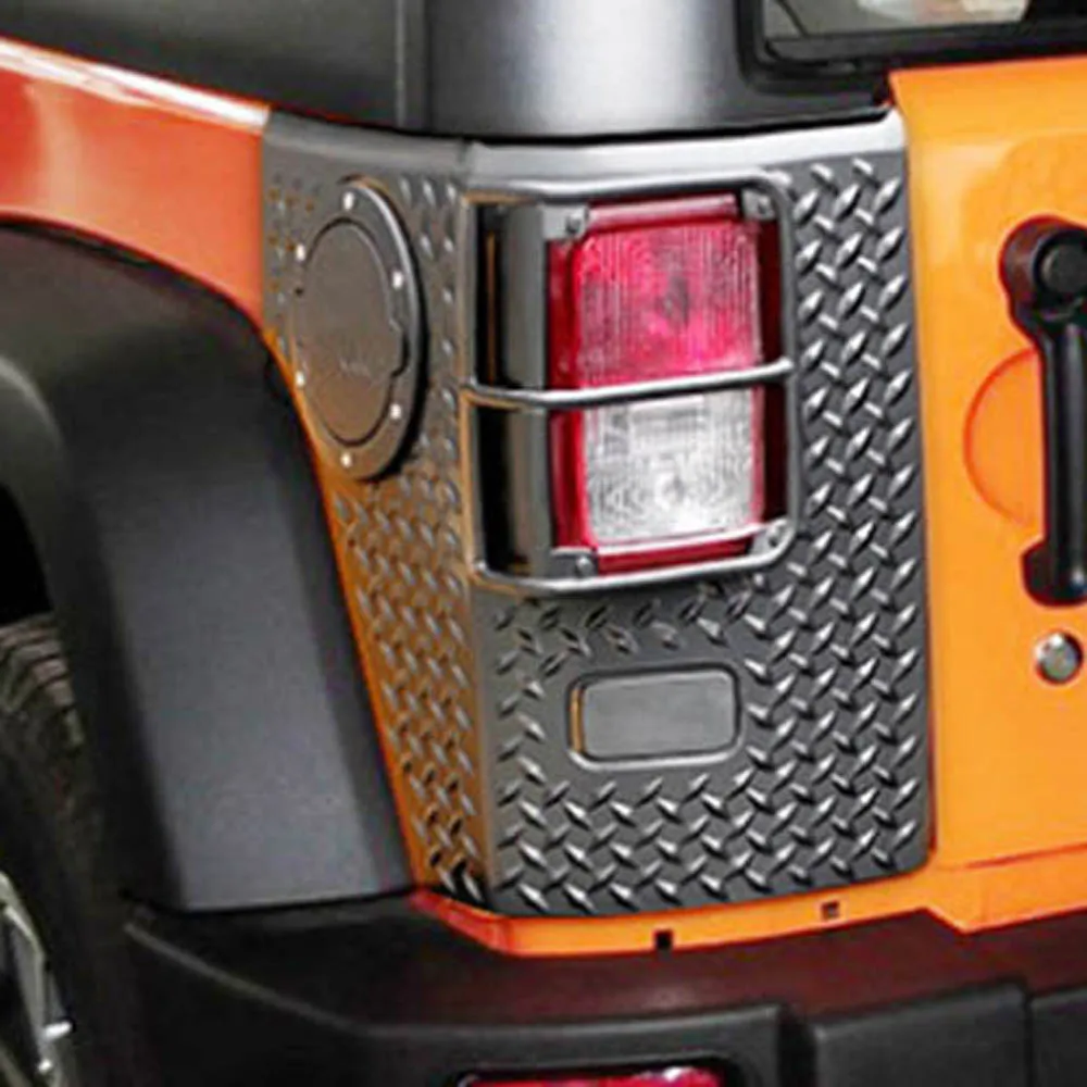 Rear brake turn signal lights lamp conner cowl decorative cover sticker trim for Wrangler Exterior Accessories | Автомобили и