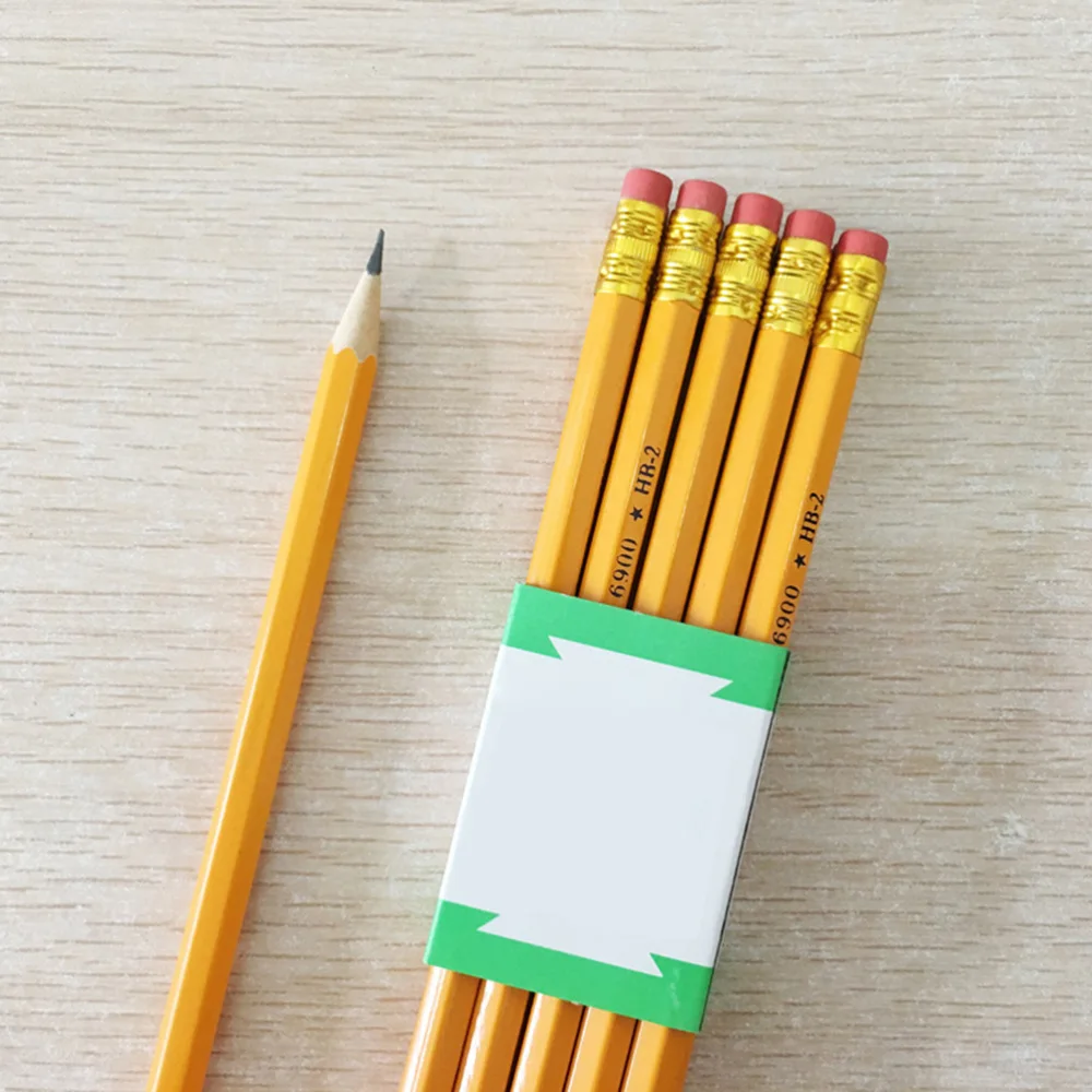 

12pcs Multifunction Writing Wooden HB Pencils with Eraser Students Painting Sketch Writing Student Stationery