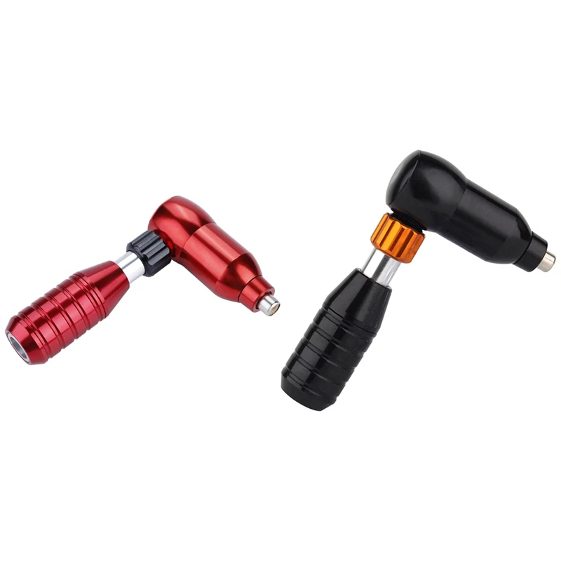 

Ротационная машинка для татуировок, 2 шт., разъем Rca, инструмент для перманентного боди-арта, красного и черного цветов