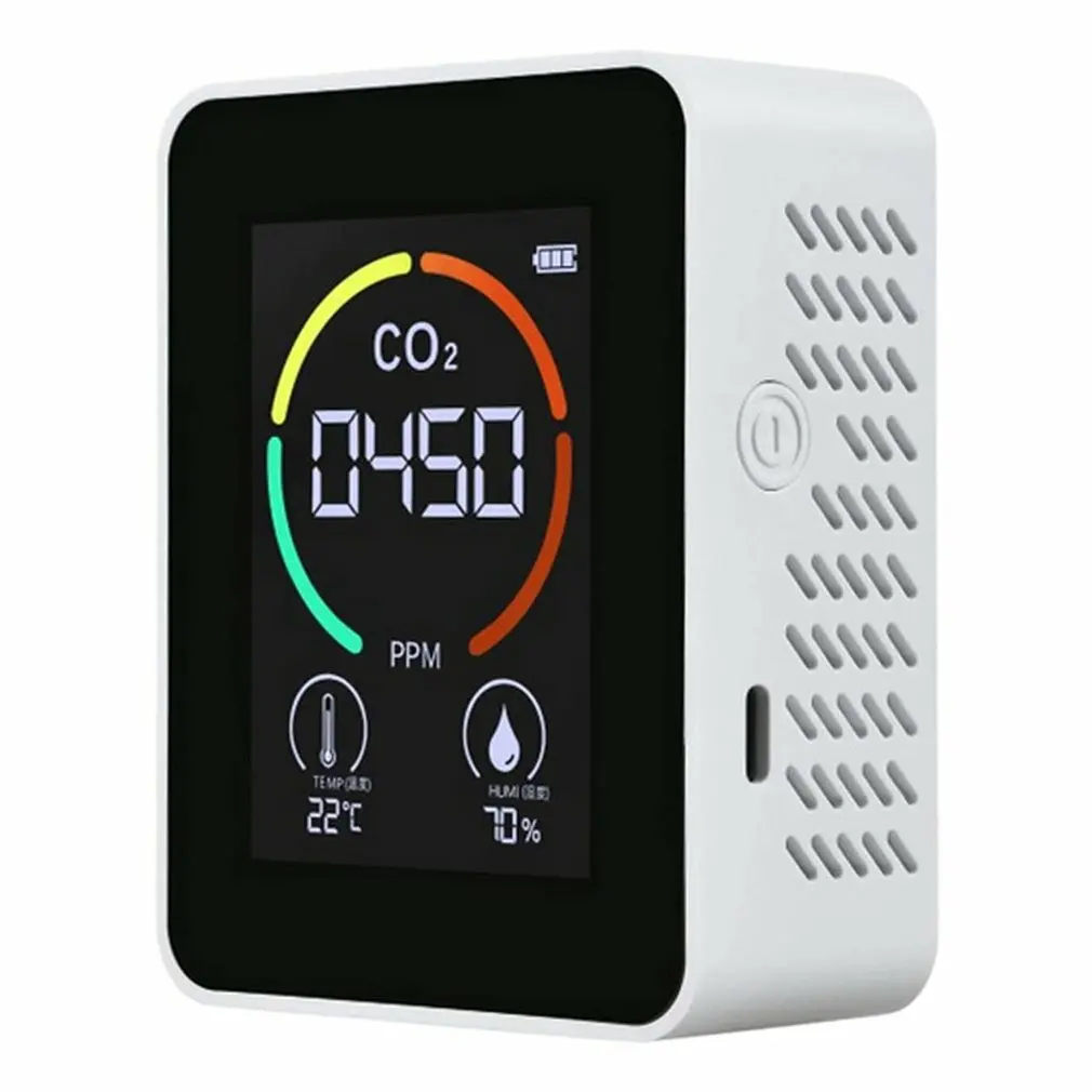 

Монитор воздуха, детектор углекислого диоксида углерода, монитор качества воздуха с концентрацией coweihмонитор температуры и влажности, инф...