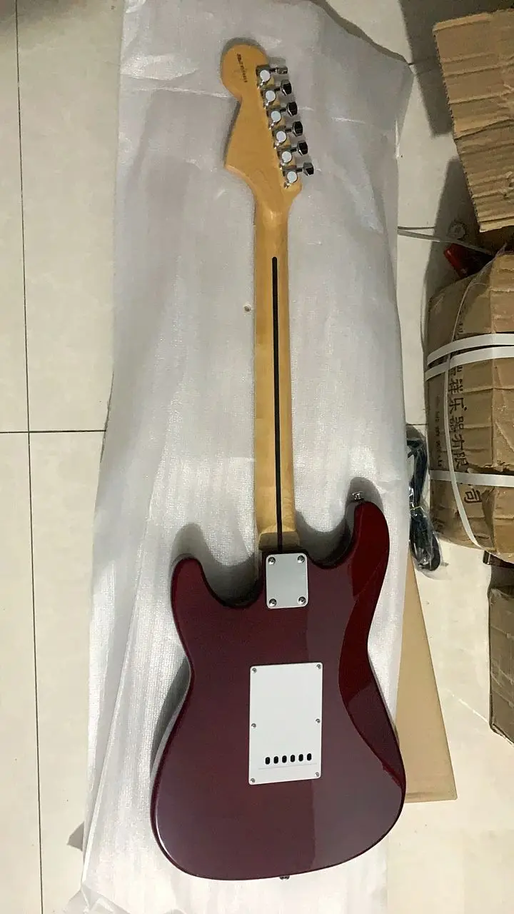 Бесплатная доставка новая электрическая гитара Yngwie Malmsteen с зубчатым грифом в