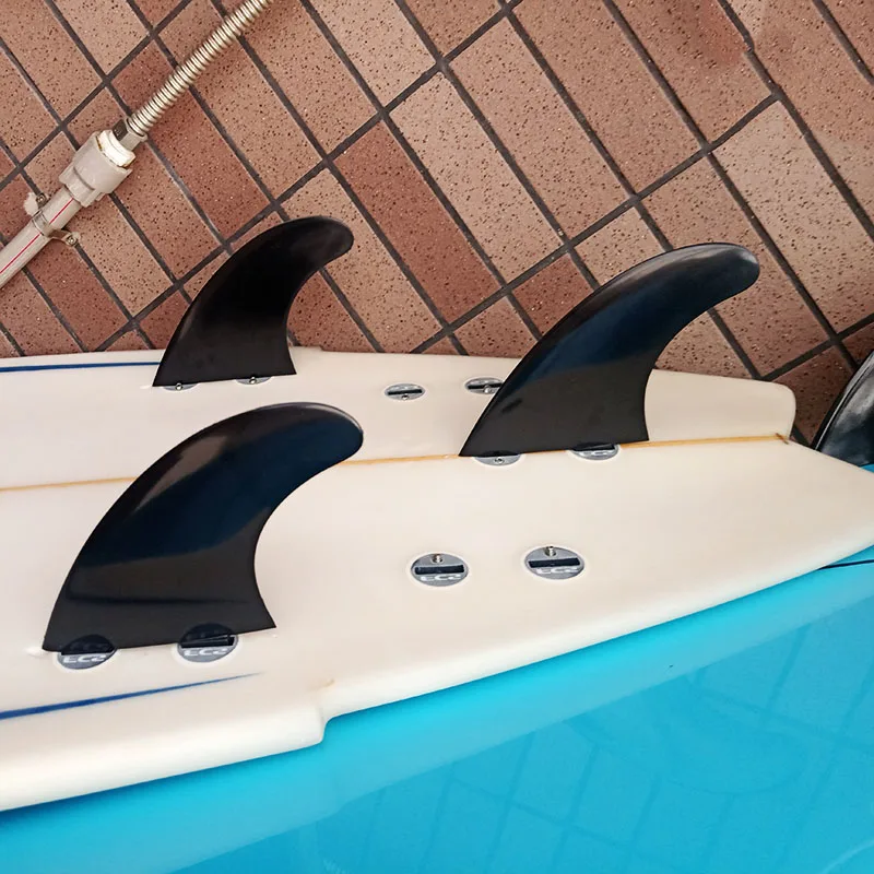 BiLong FCS Performer surfboard fins Tri fin Nylon+fiberglass black surf Four sizes surfing | Спорт и развлечения