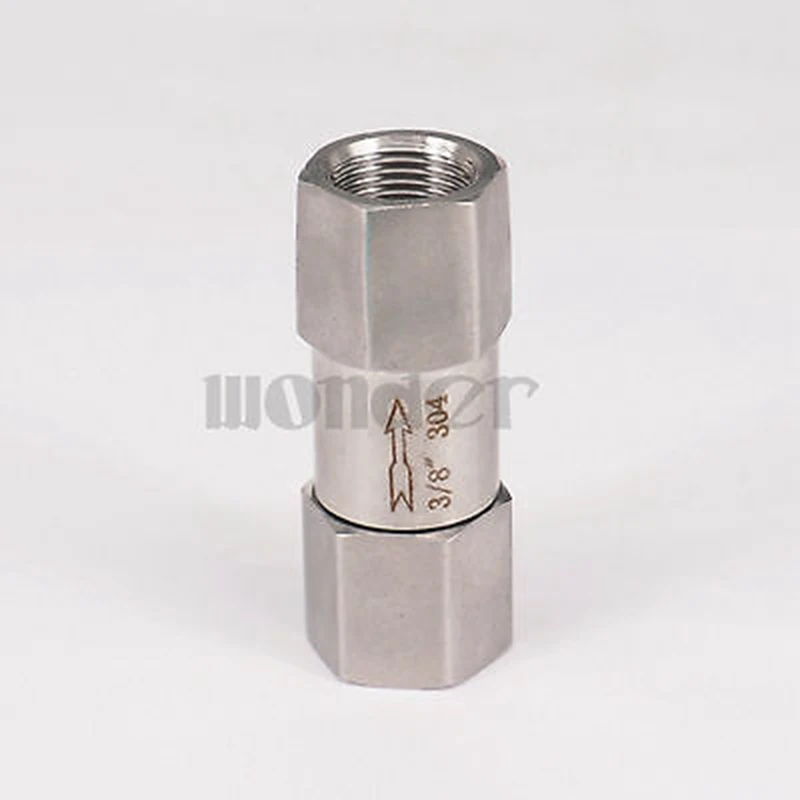 3/8 &quotBSP женский 304 нержавеющая сталь односторонний обратный клапан без возврата в