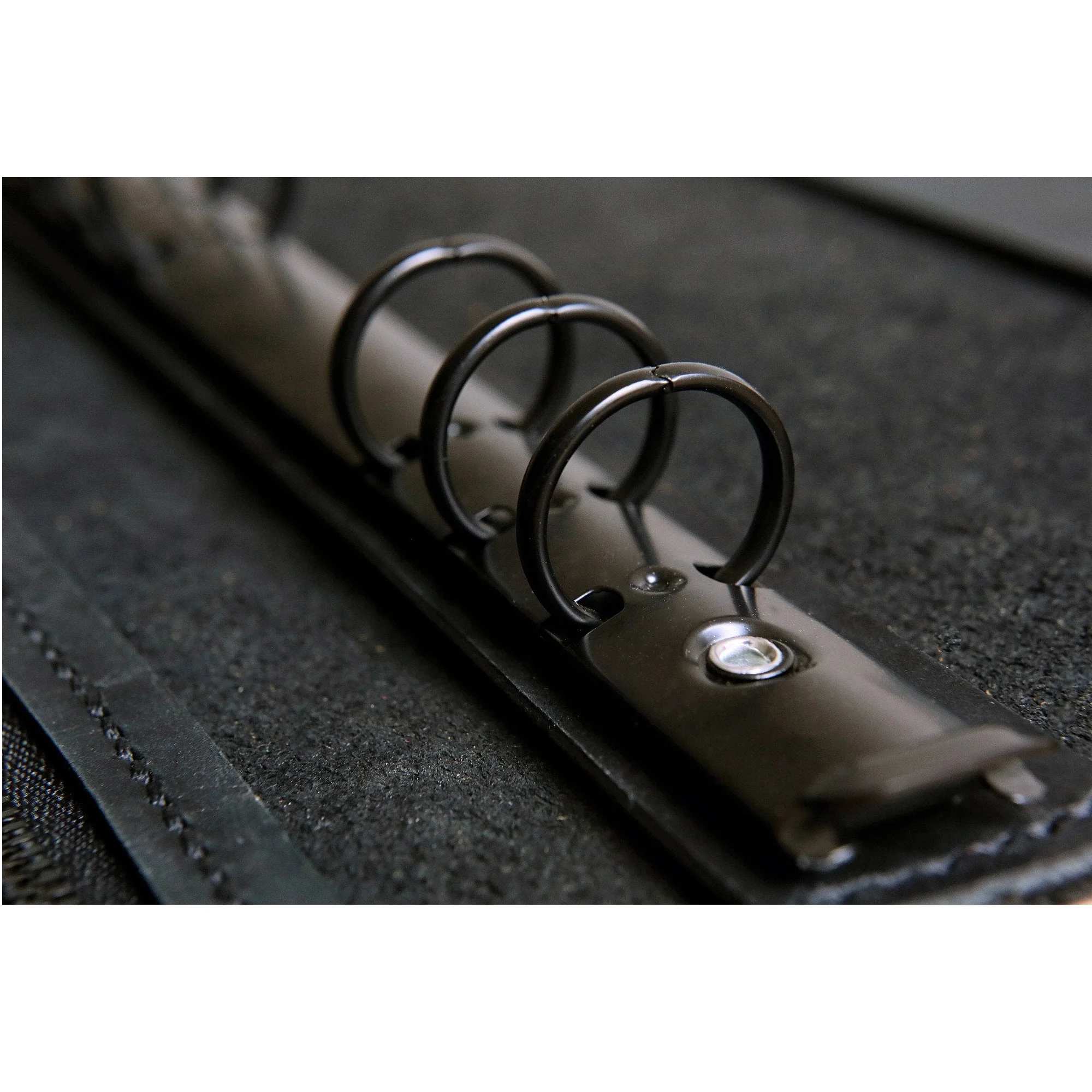 Черный кожаный ежедневник A5