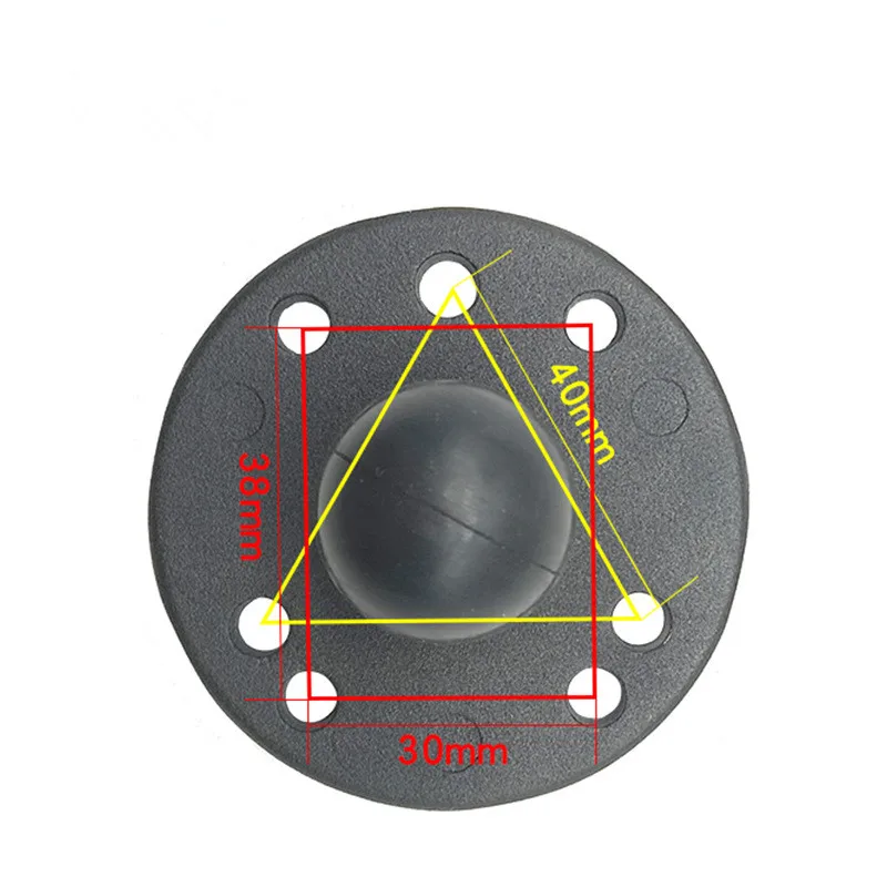 Круглое основание 1 дюймовое шаровое Крепление с отверстием для усилителя