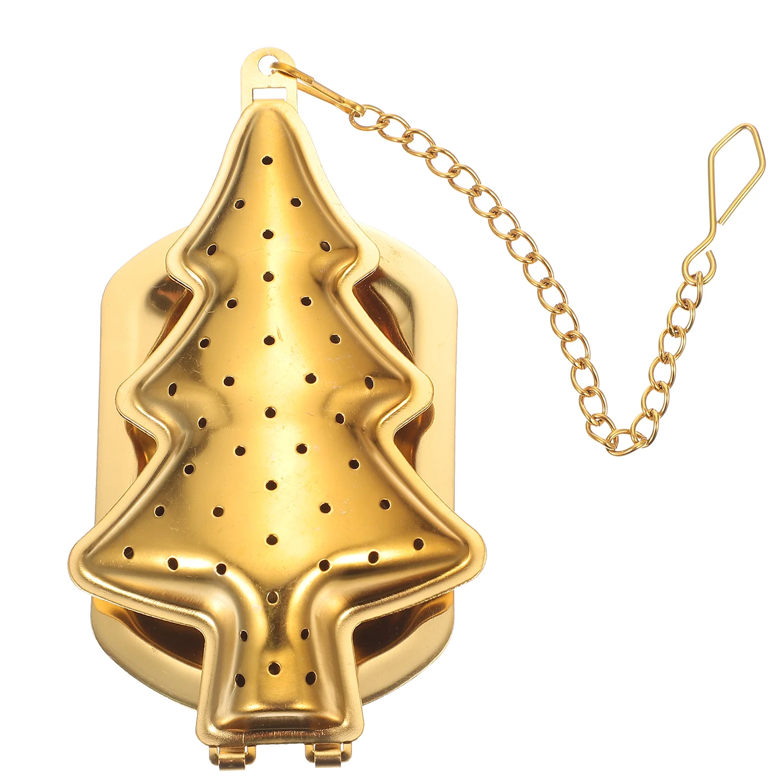 

2Pcs Tea Infusers Tea Strainers Tea Residue Infusers Creative Filters (Golden)