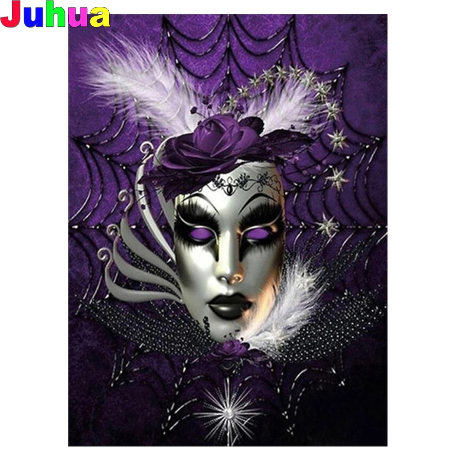 

Mask diamond painting,full,square,round abstract woman diamond embroidery mosaic diamond stitch 5d diy handwork home decor