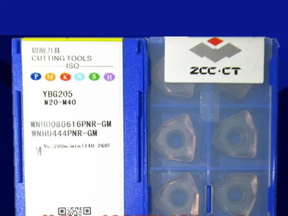 

WNHU080616PNR-GM YBG205 CNC caribde inserts 10PCS