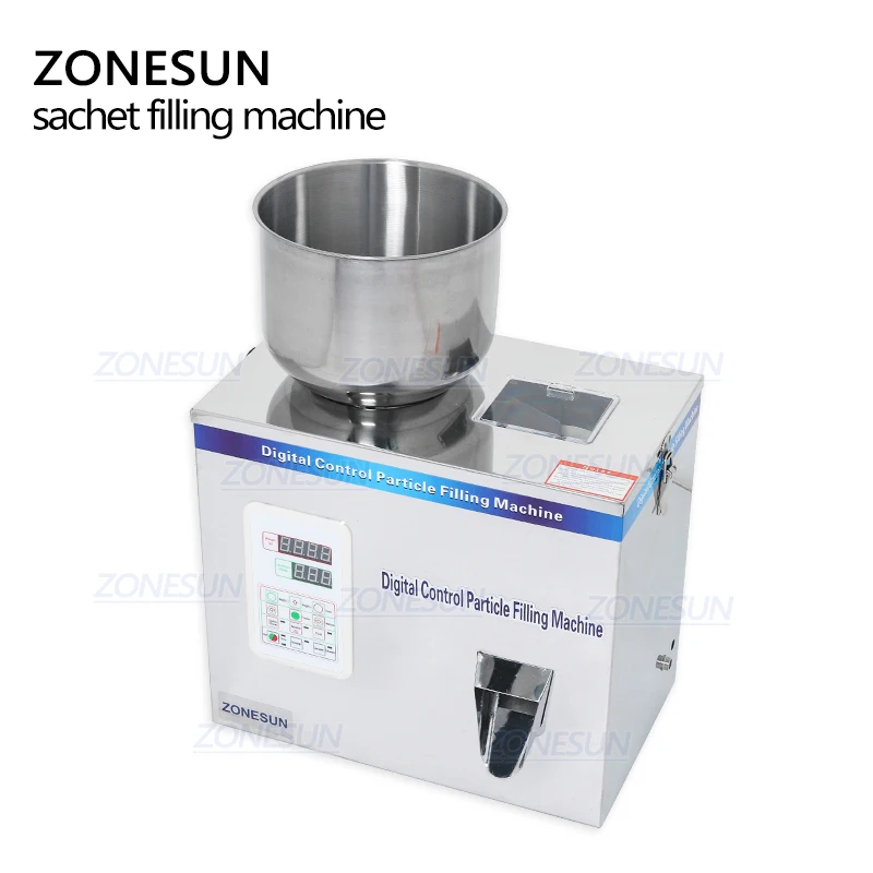 ZONESUN 2-200 г автоматические количественные разливочные машины порошковое зерно для