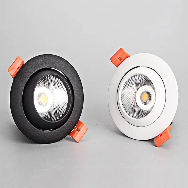 Dimmable круглый утопленный COB светодиодный светильник 9W12W15W точечные потолочные