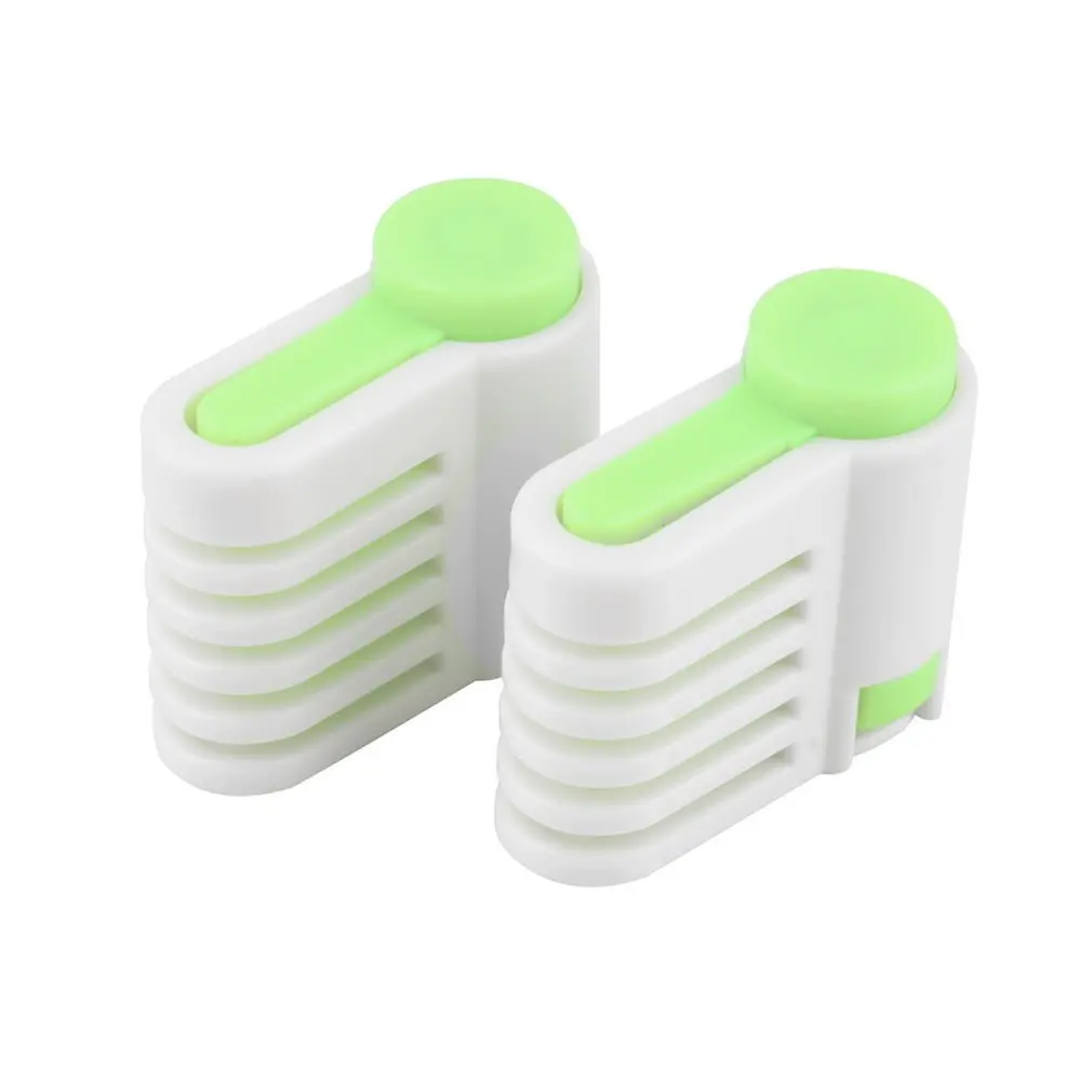 2Pcs/Pack 5 Layers Adjustable DIY Cake Slicer Bread Leveller Cutter Fixator Guide Cake Cutter Leveler Slicer Cutting Fixator